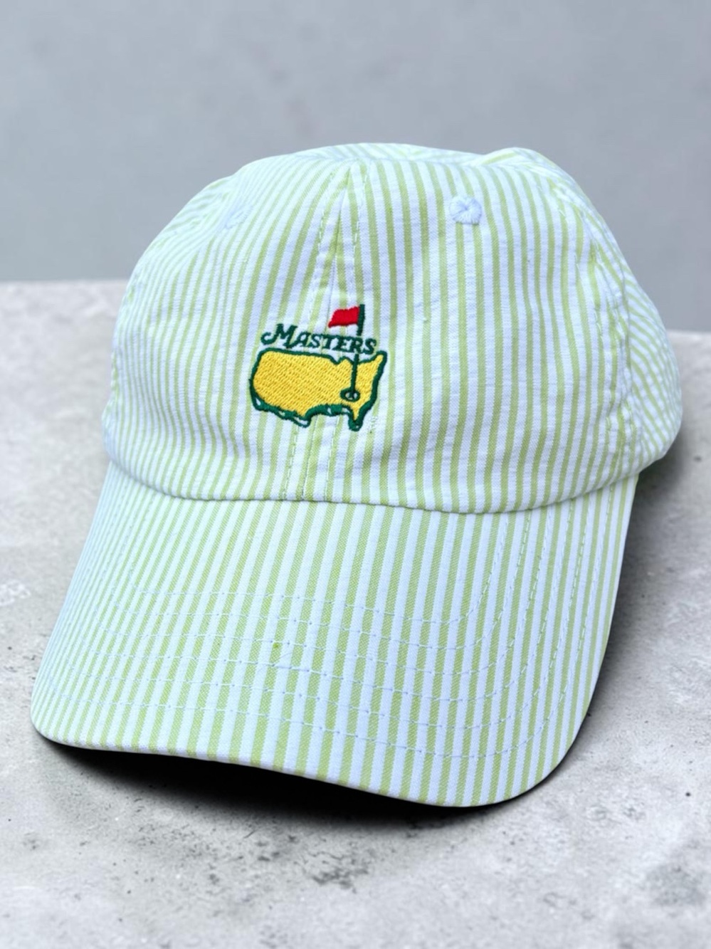 Women's Masters Tournament Golf Hat American Needle Seersucker Green White Cap